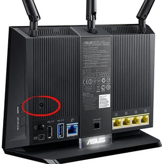 router reset factory settings