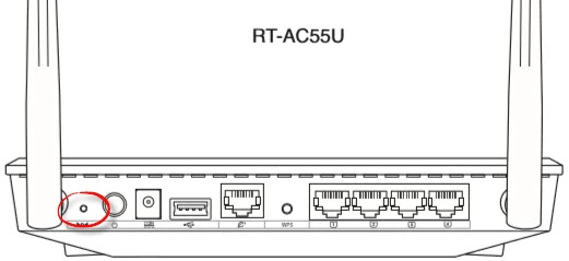 router reset factory settings