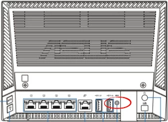 router reset factory settings