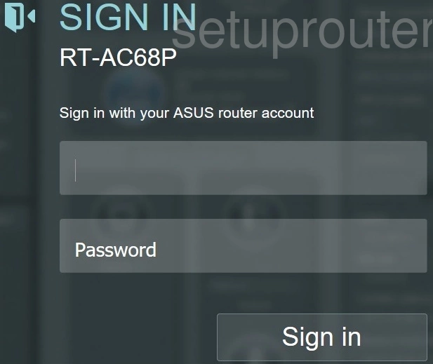 router login screen