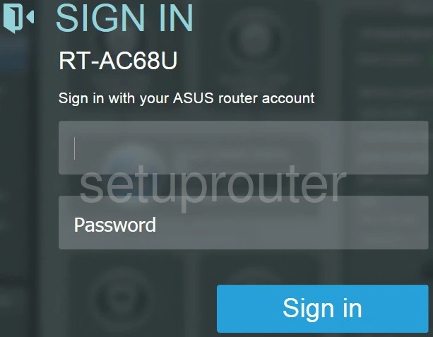 router login screen