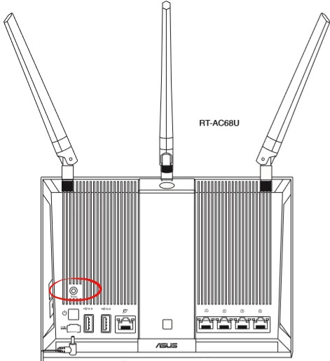 router reset factory settings