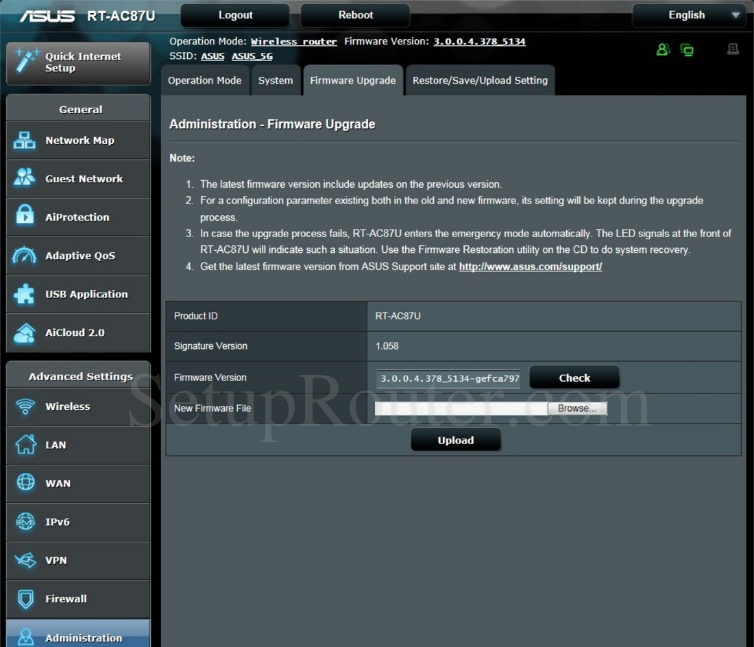Роутер rt ac87u asus настройка