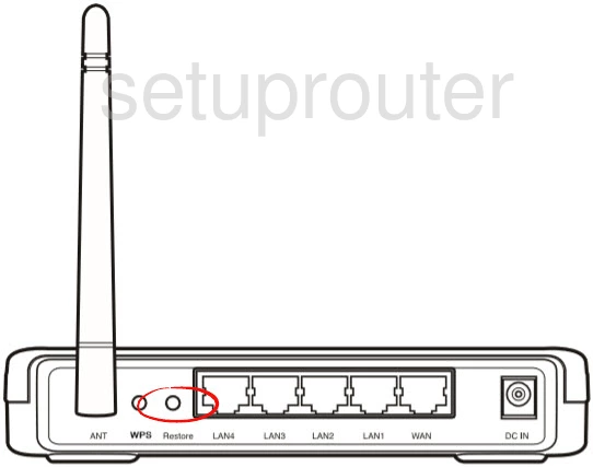 router reset factory settings