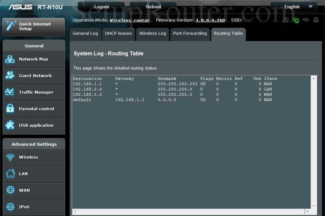 Asus rt n10u настройка