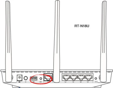 router reset factory settings