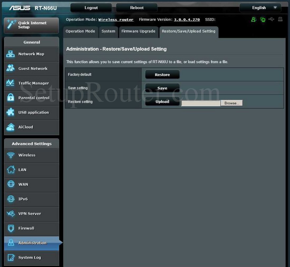 Asus rt n66u настройка ftp