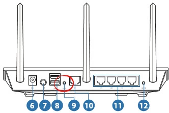 router reset factory settings