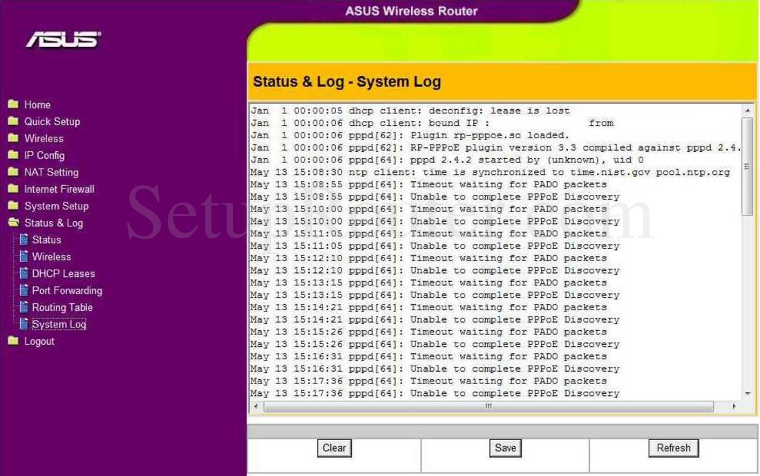 Asus 520gc нет интернета