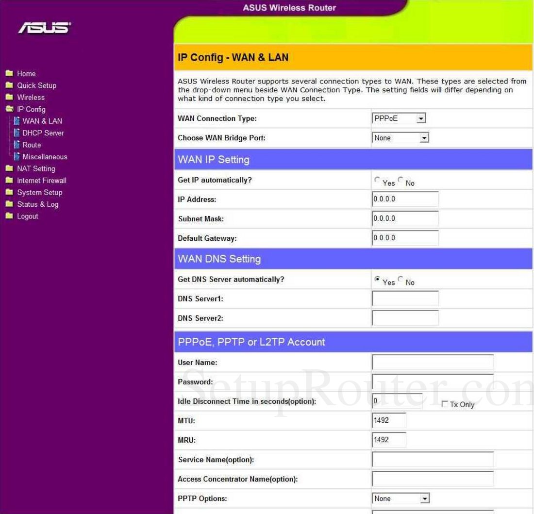 Asus 520gc нет интернета