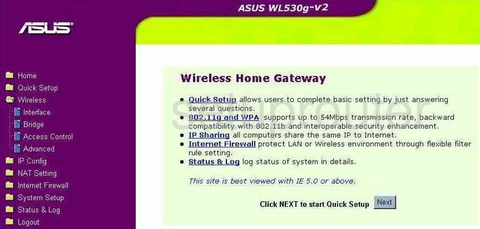 router status mac address internet IP