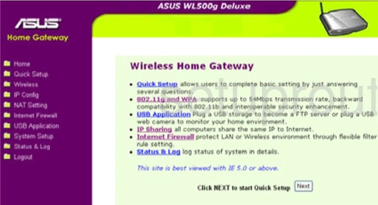 router status mac address internet IP