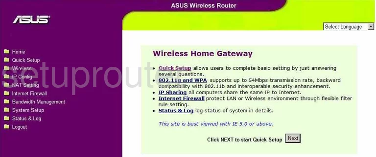 router status mac address internet IP