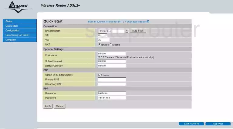 router setup