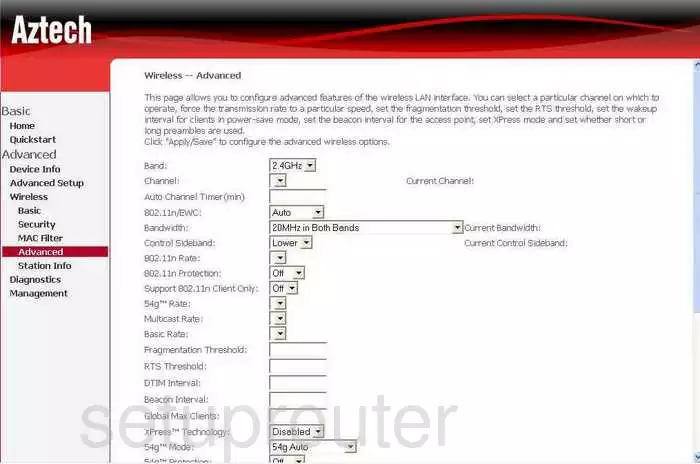 wifi advanced security settings wireless