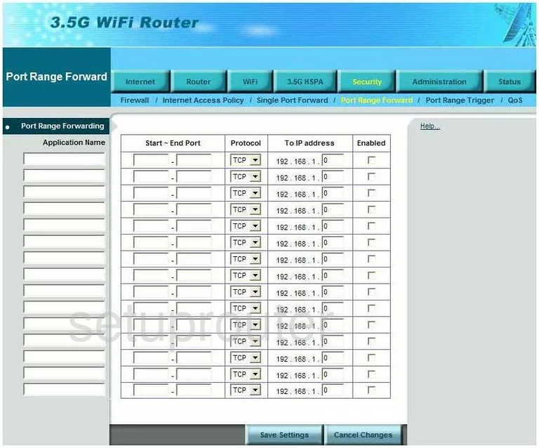 port forwarding nat screenshot