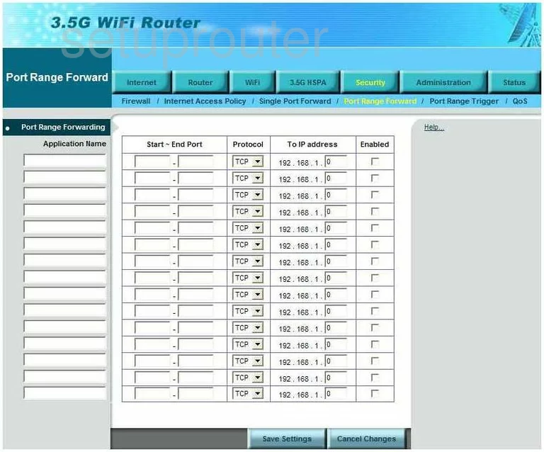 port forwarding nat screenshot