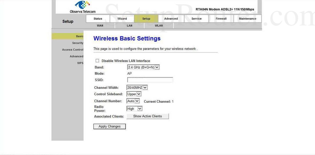 Baytec RTA04N Screenshot WirelessBasicSettings