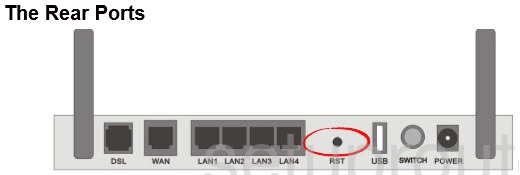 router reset factory settings