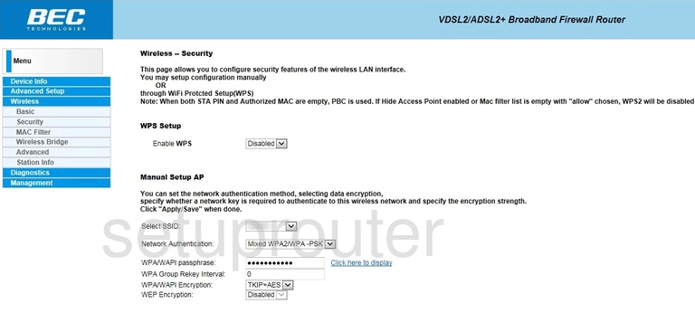 router wifi security wireless