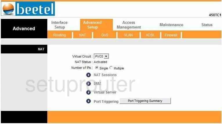 router nat enable disable