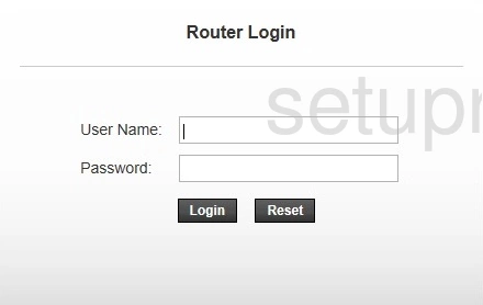 router login screen