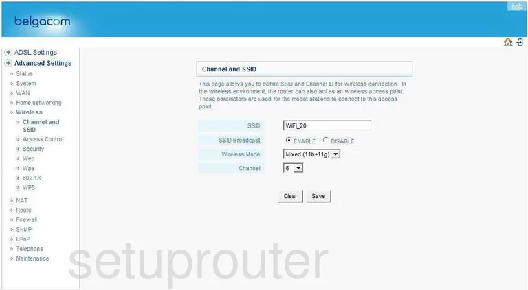 router Wi-Fi channel ssid mode