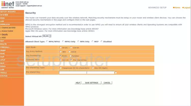 router wifi security wireless