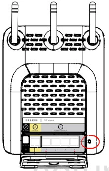 router reset factory settings