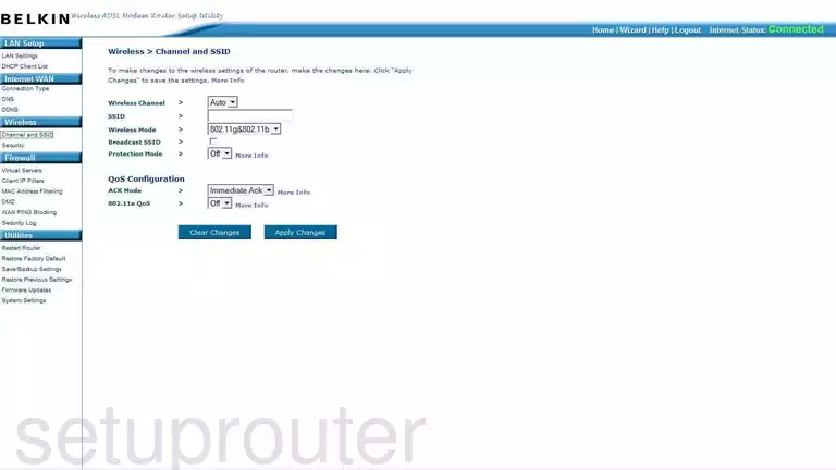 router Wi-Fi channel ssid mode