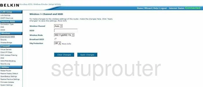 router Wi-Fi channel ssid mode