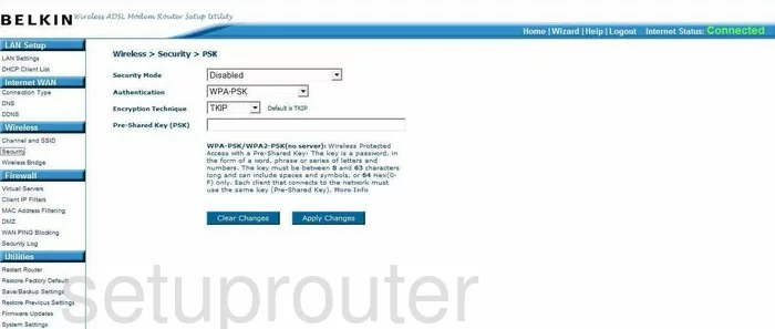 router wifi security wireless