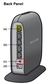 router reset factory settings