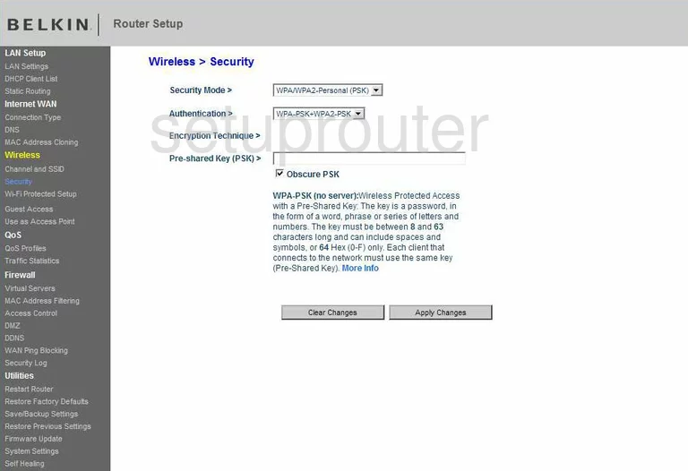 router wifi security wireless