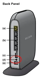 router reset factory settings