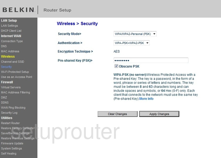 router wifi security wireless