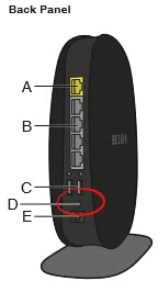 router reset factory settings