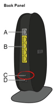 router reset factory settings