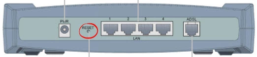 router reset factory settings