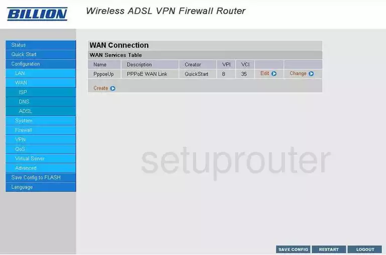 router wan setup