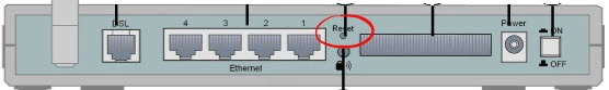 router reset factory settings