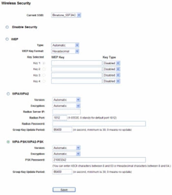 router wifi security wireless