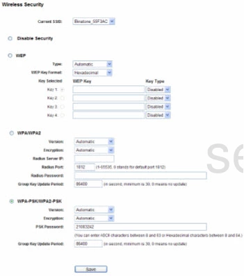 router wifi security wireless