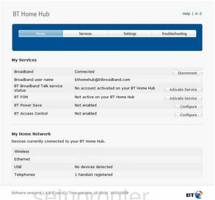 router status mac address internet IP