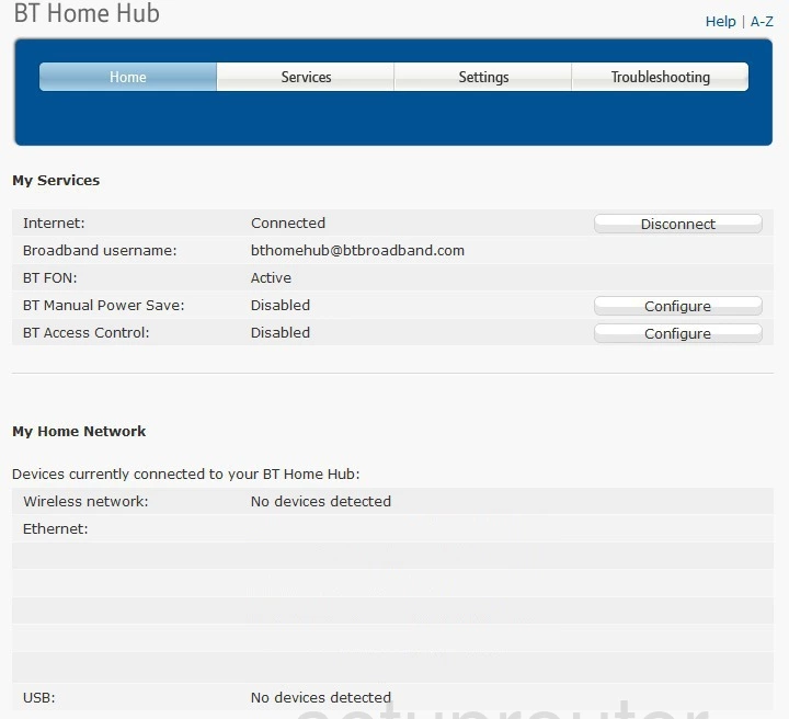 router status mac address internet IP