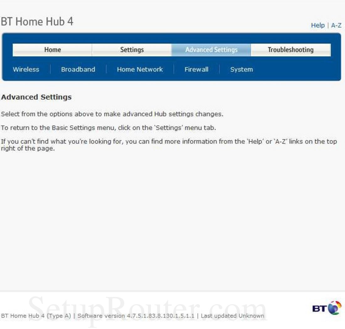 bt home hub 4 software download