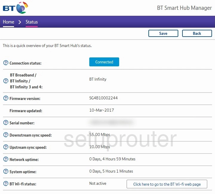 router status mac address internet IP