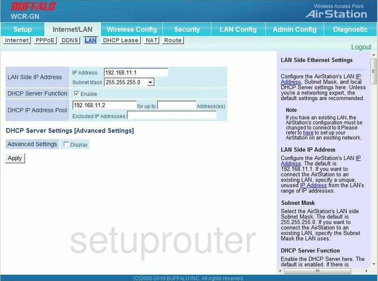 router setup