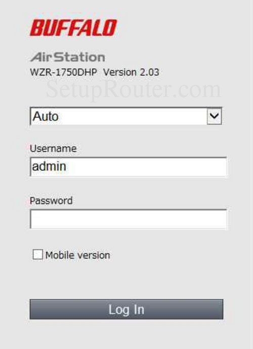 How To Login To The Buffalo Wzr 1750dhp