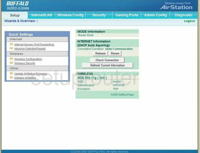 How to change the IP Address on a Buffalo WZR2-G300N router